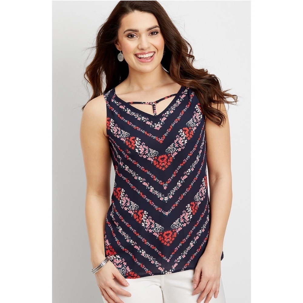 Maurices blue blouse